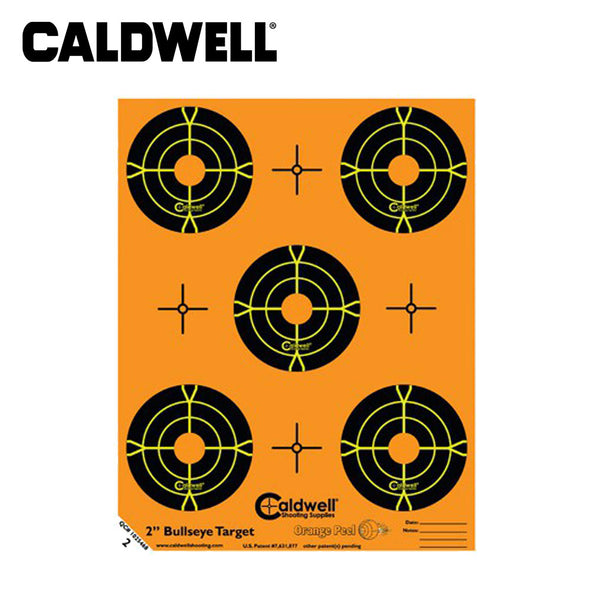 Caldwell Orange Peel 2 Inch Bullseye 10 Sheets