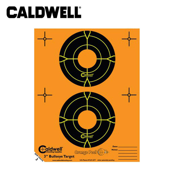 Caldwell Orange Peel 3 Inch Bullseye 15 Sheets