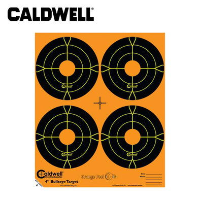 Caldwell Orange Peel 4 Inch Bullseye Targets