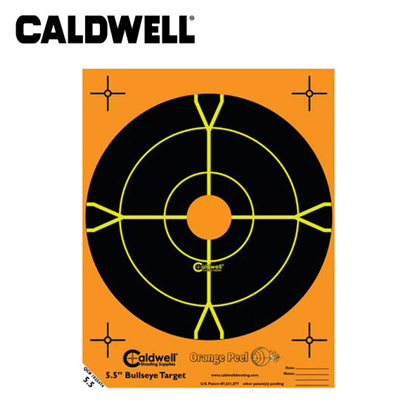 Caldwell Orange Peel 5.5 Inch Bullseye Targets