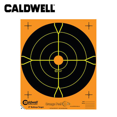 Caldwell Orange Peel 8 Inch Bullseye Targets