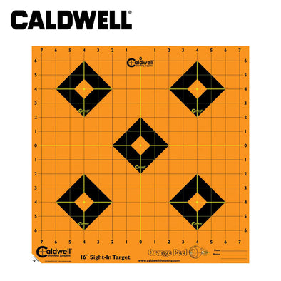 Caldwell Orange Peel Sight-In Target 16 Inch 5 Sheets