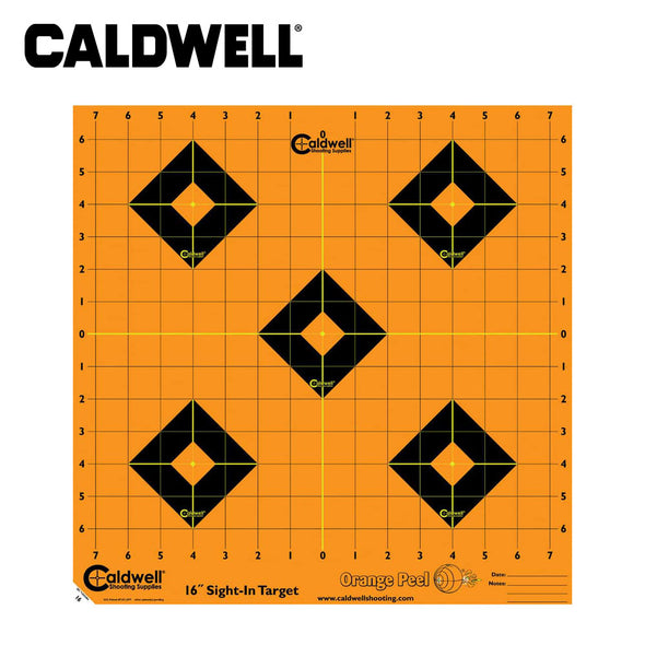 Caldwell Orange Peel Sight-In Target 16 Inch 12 Sheets