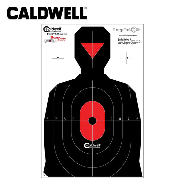 Caldwell Silhouette Dual Zone Target
