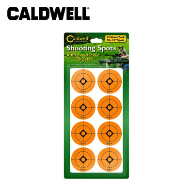 Caldwell 1.5 Inch Orange Shooting Spots 12 Sheets/96pk (96 ct)