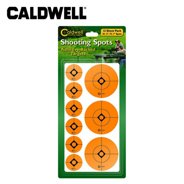 Caldwell 1 And 2 Inch Orange Shooting Spots 12 Sheets/108pk