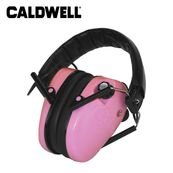 Caldwell E-Max Low Profile Electronic Hearing Protection Pink