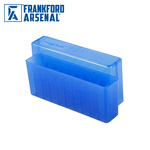 Frankford Arsenal Hinge Top Ammo Box 20 Round Blue