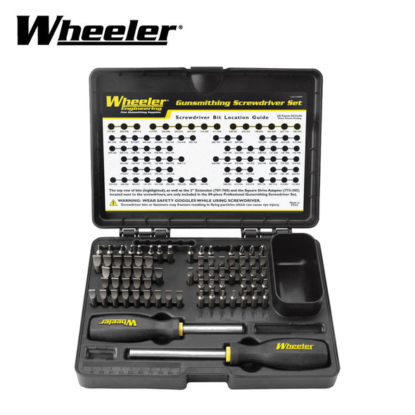 Wheeler Professional Gunsmithing Screwdriver Set 72pk