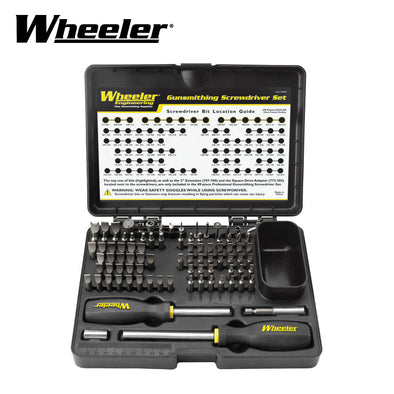 Wheeler Professional Gunsmithing Screwdriver Set 89pk